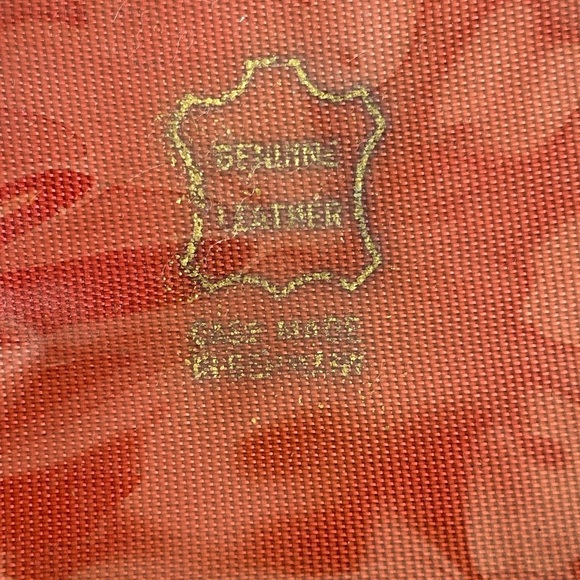 Red Leather Travel Alarm Clock - Picture 3 of 4